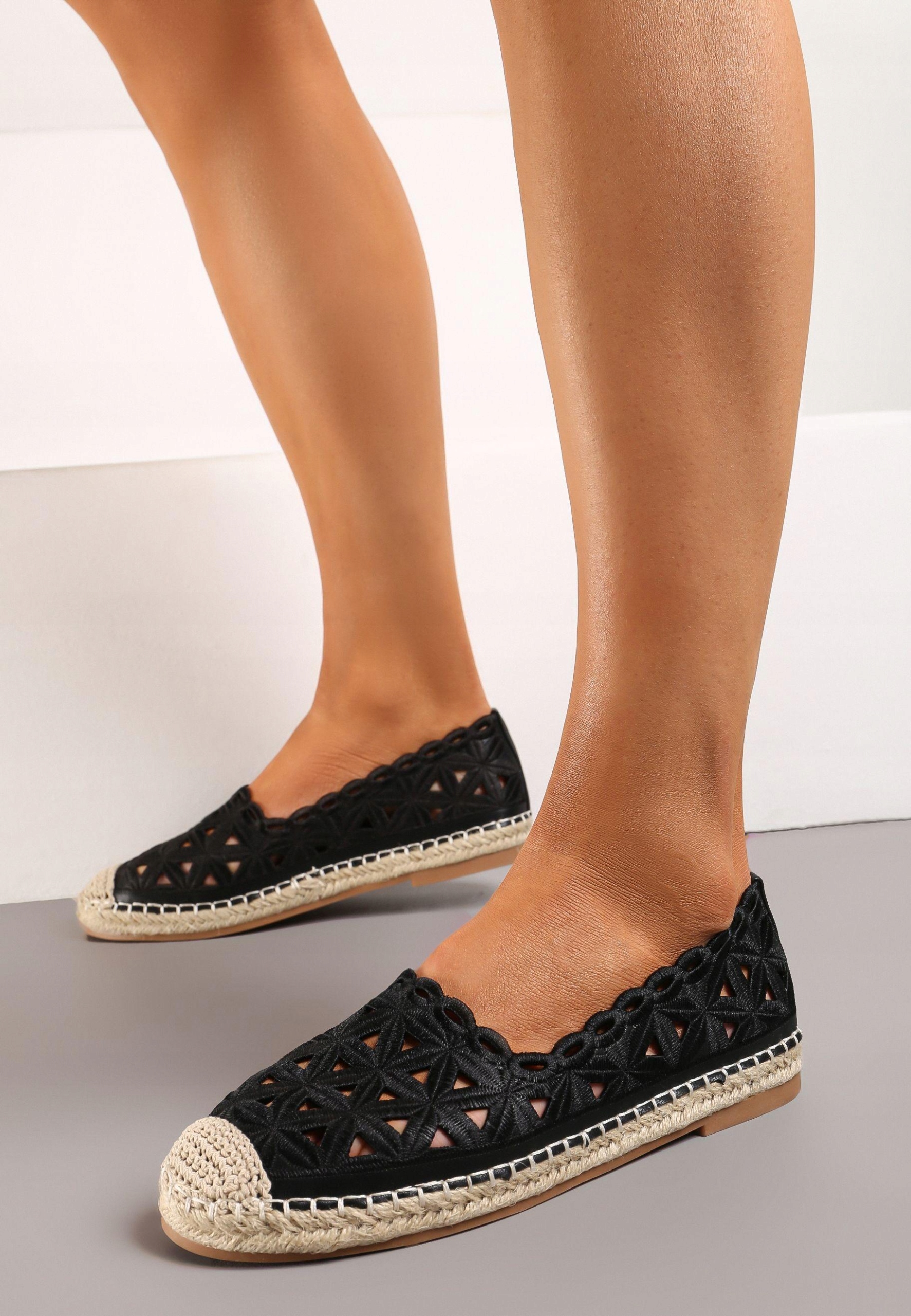 Born2Be Černé dámské espadrilky 40