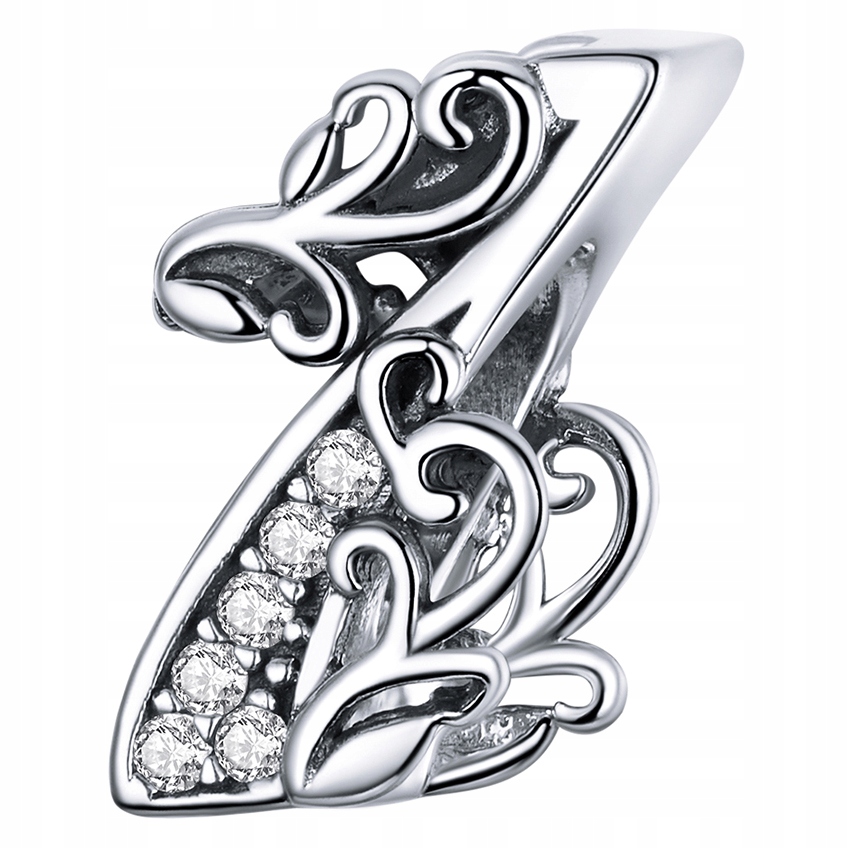 

Charms Koralik Bransoletki Cyfra 1 srebro pr.925