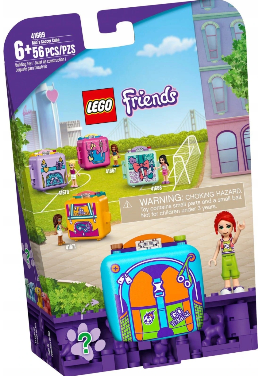 

Lego Friends 41669 Piłkarska Kostka Mii Bramka 6+