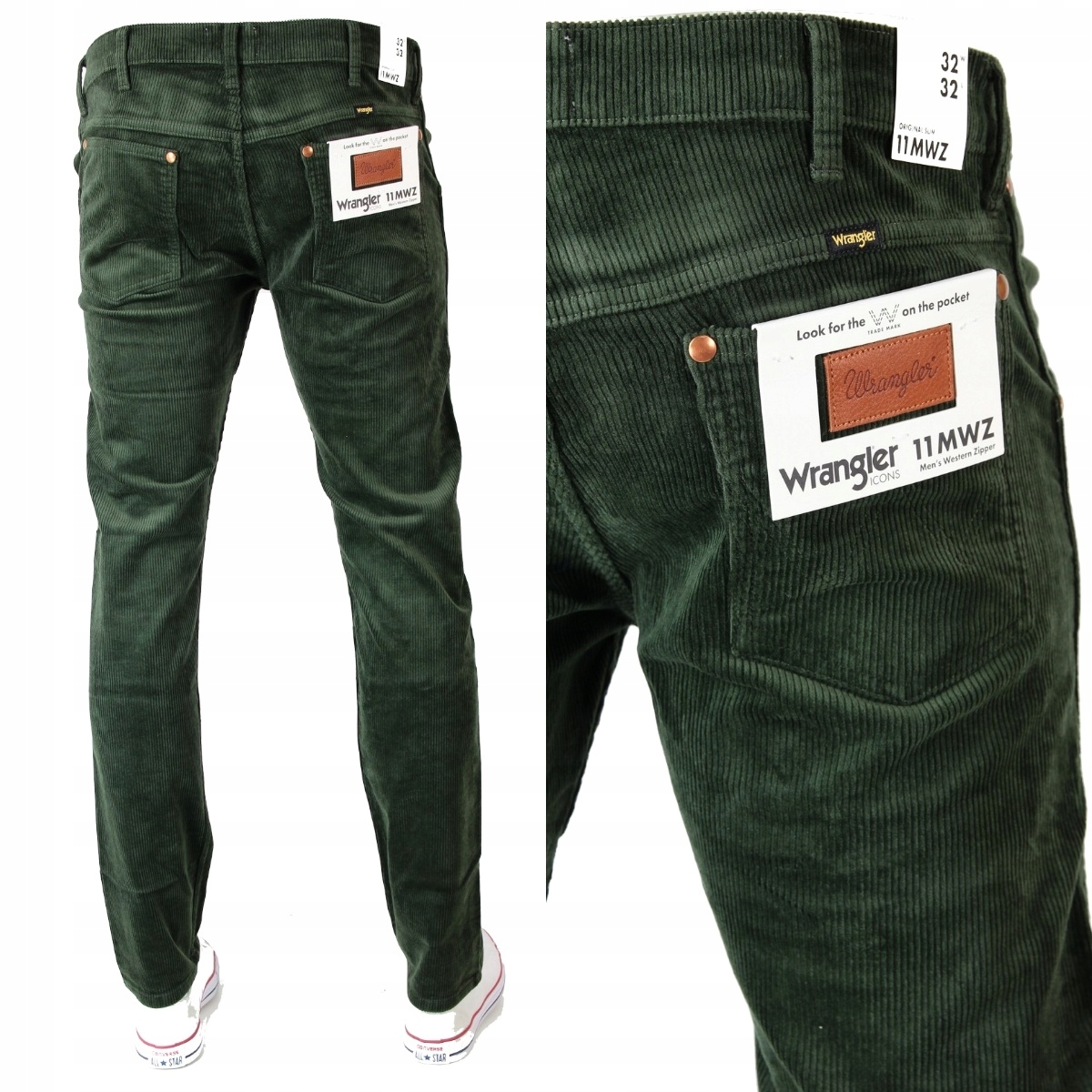 

Wrangler 11MWZ Slim Jeans Proste _ W30 L32
