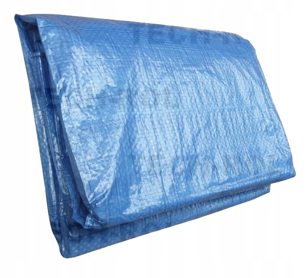 Брезент синій 8x12m Вага 50 г / м2 Вага продукту з одиничною упаковкою 3 кг