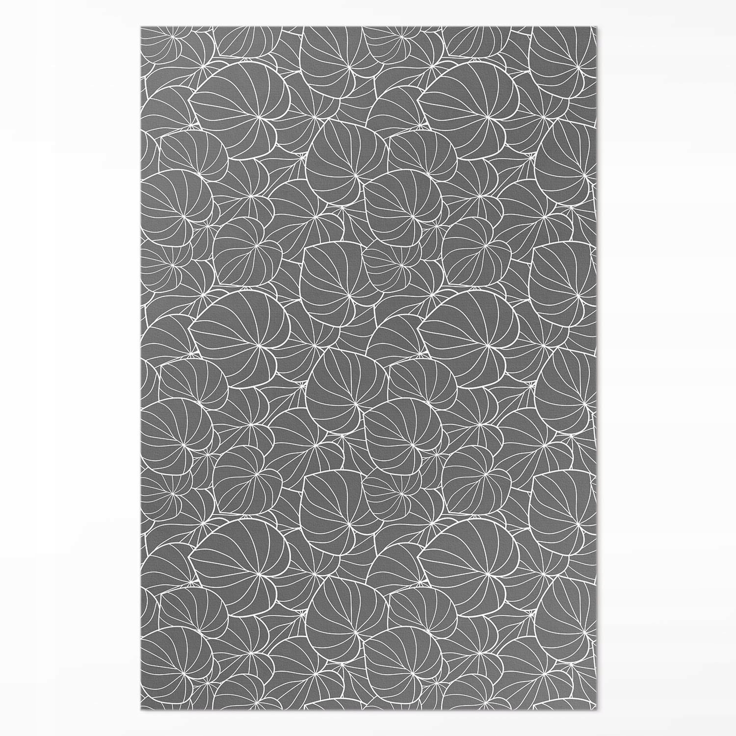 Protišmykový vinylový koberec Lineárne listy boho dizajn 80x120 cm