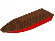 

Lego 92710c03 Łódź Łódka czerwona Nowa (65g)