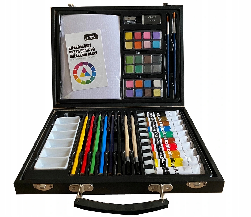 Zestaw artystyczny Kayet 59 elementów EAN (GTIN) 5609288198291