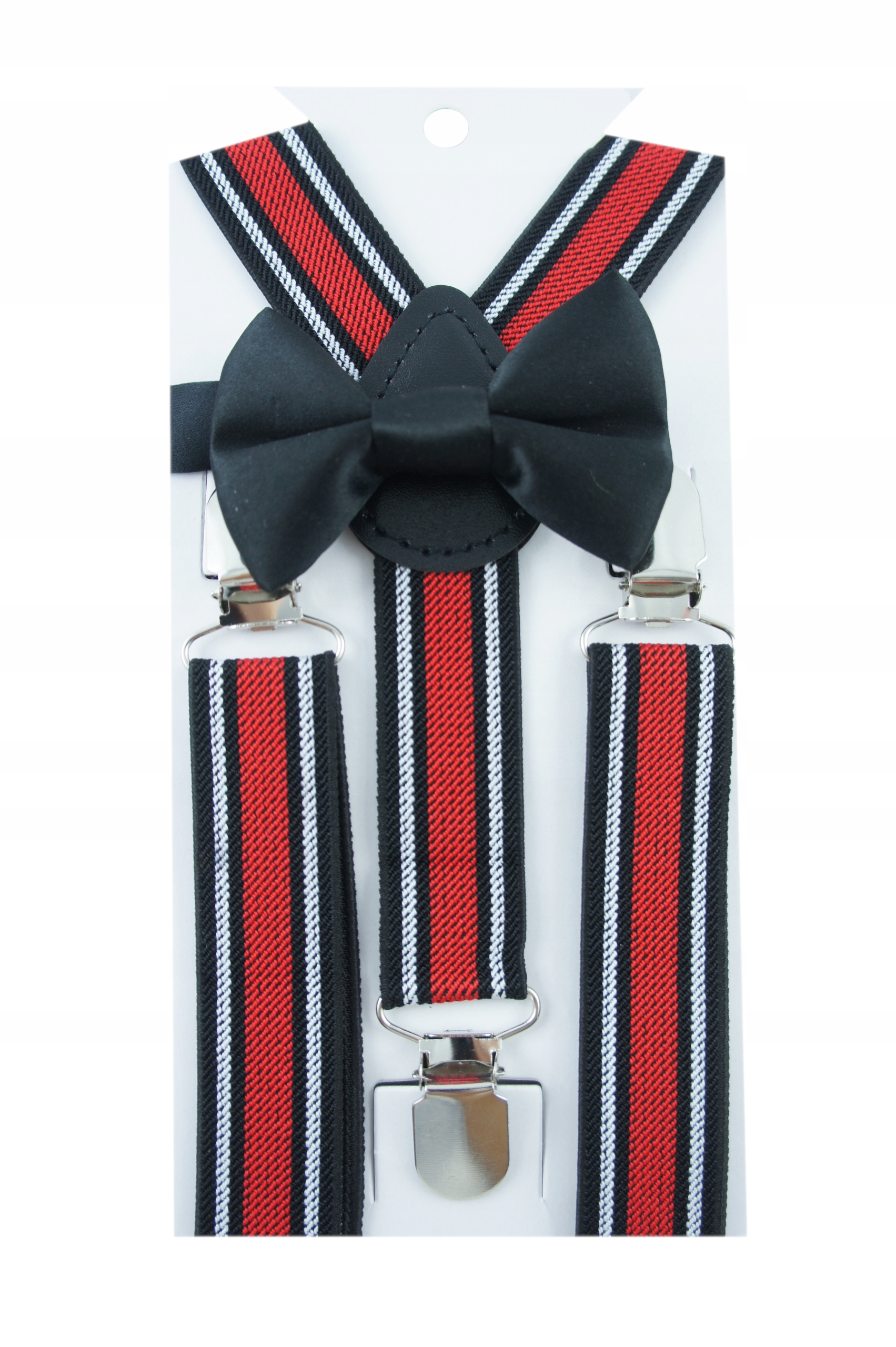 

Szelki z muszką małą na chrzest roczek święta