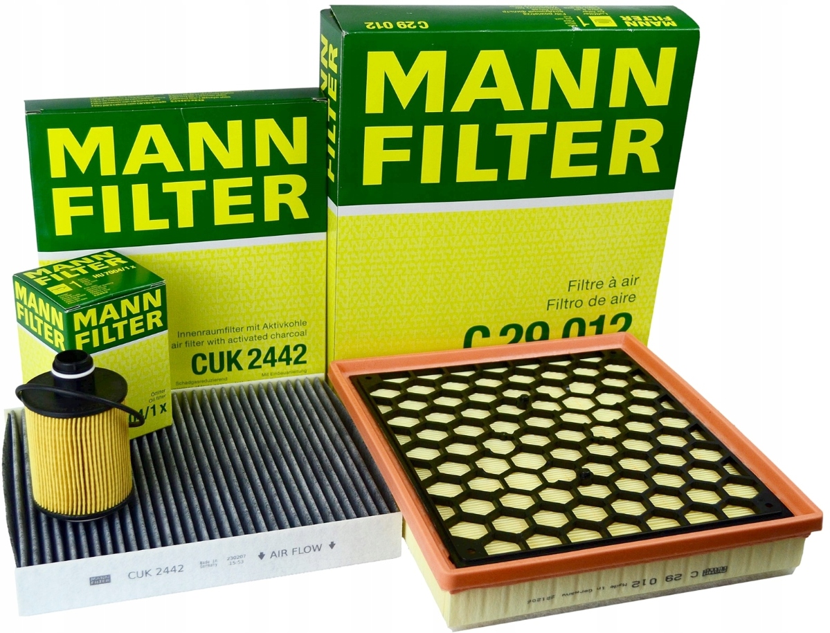 Sada 3 Filtrů Mann Filtr Opel Insignia A 2.0 Cdti Saab 9-5 2.0TiD