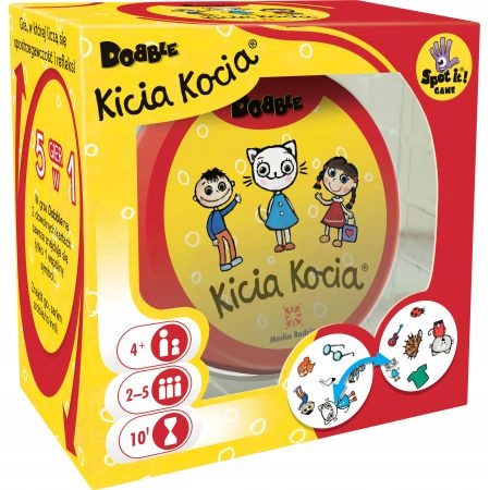 

Dobble Kicia Kocia Gra karciana Rodzinna