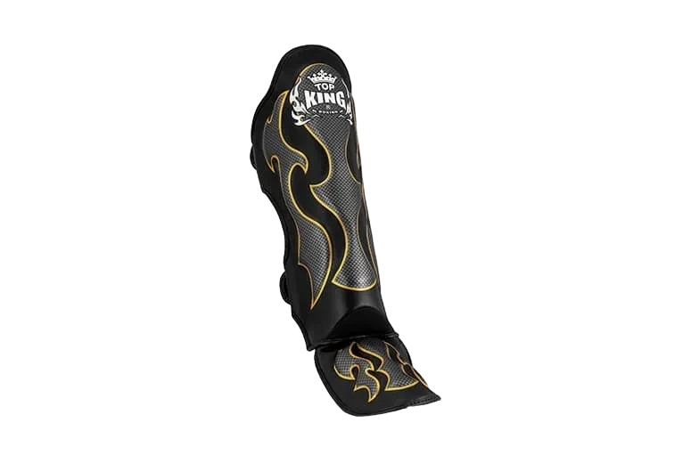 chrániče holeně a chodidla top king empower XL Černá/stříbrná