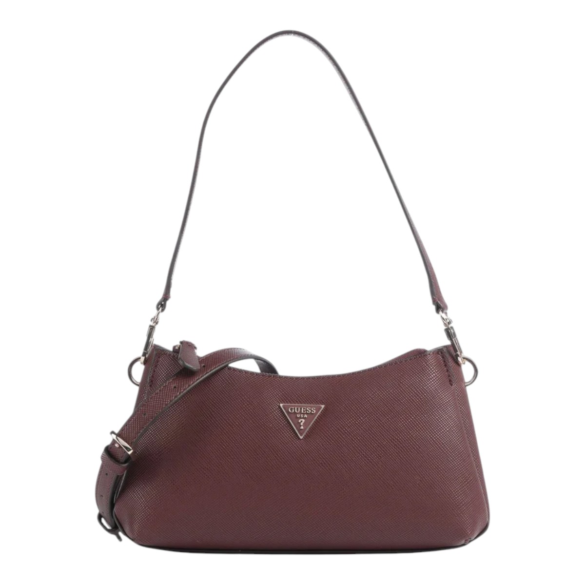 Guess Dámská Kabelka Noelle II 3 Comp Shldr Xbody Bordó