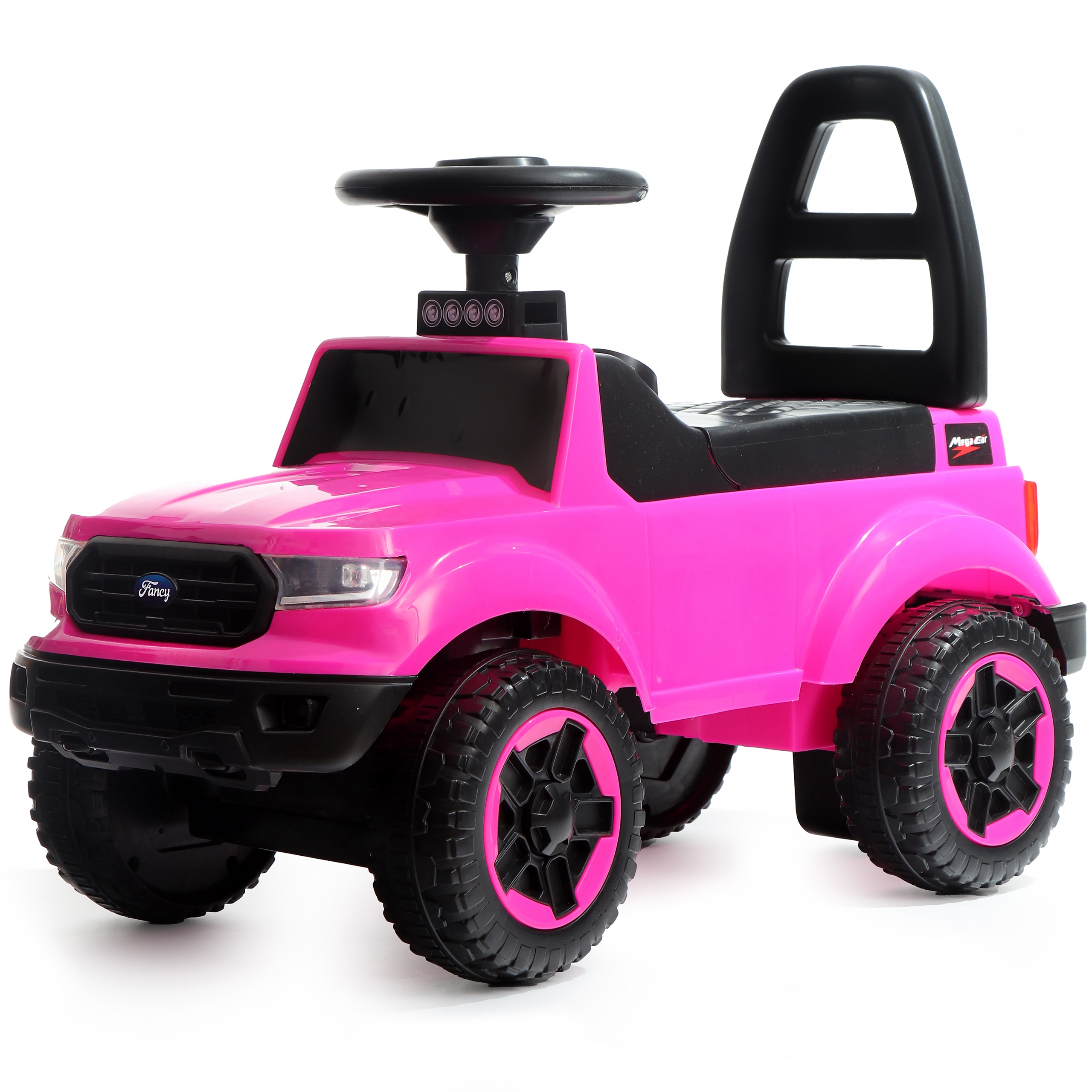 Jeździk dla dziewczynki duży różowy autko samochód Led Mountainer Webben