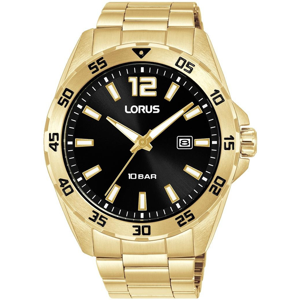 Pánské Hodinky Lorus RH938SX9 zlatý náramek