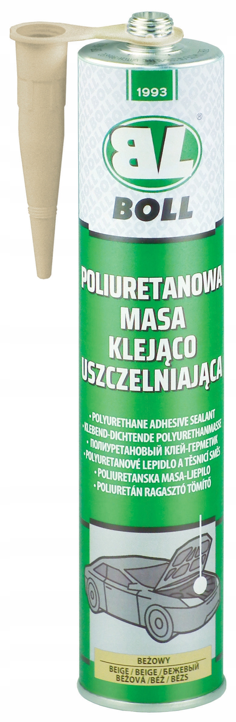 BOLL КЛЕЙКИЙ ГЕРМЕТИК БЕЖЕВИЙ ПОЛІУРЕТАН