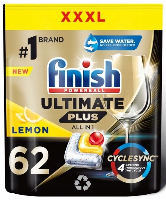 

Finish Quantum Ultimate Plus Kapsułki Lemon 62SZT