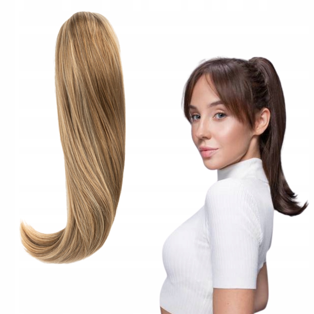 Poník Na Klipu 50 CM Jednoduchý #čokoláda blond