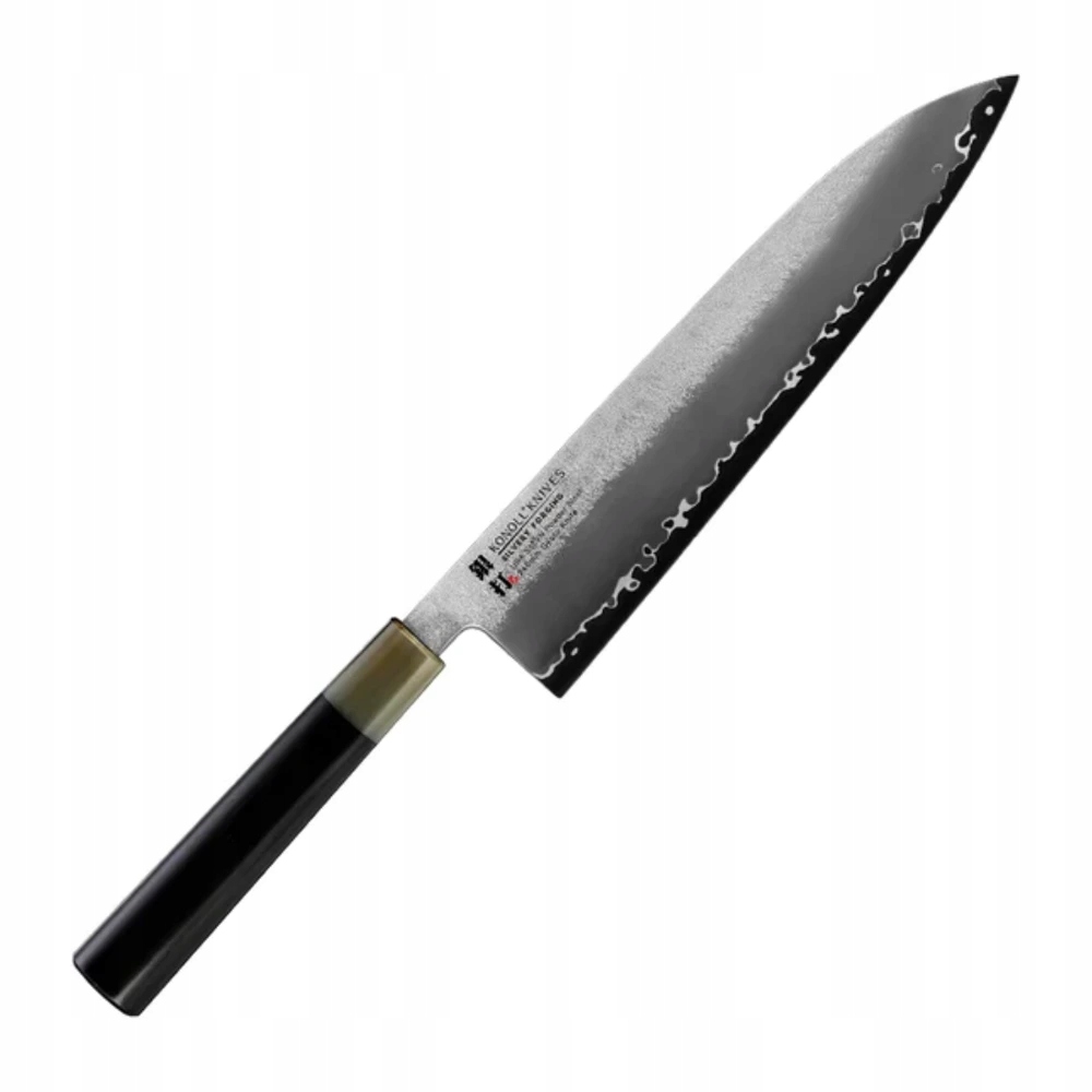 Kuchynský nôž Chef/Gyuto 240 mm Konoll Silvery Forging
