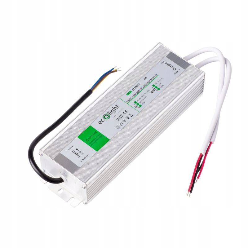 Zasilacz 12V LED 150W 12A Hermetyczny Wodoszczelny