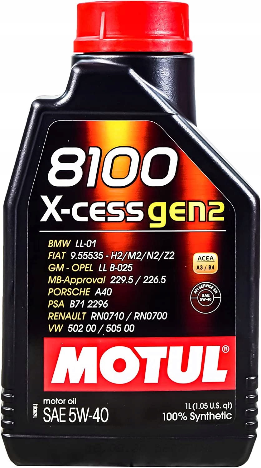 109774 Olej silnikowy Motul X-cess GEN2 1 l 5W-40