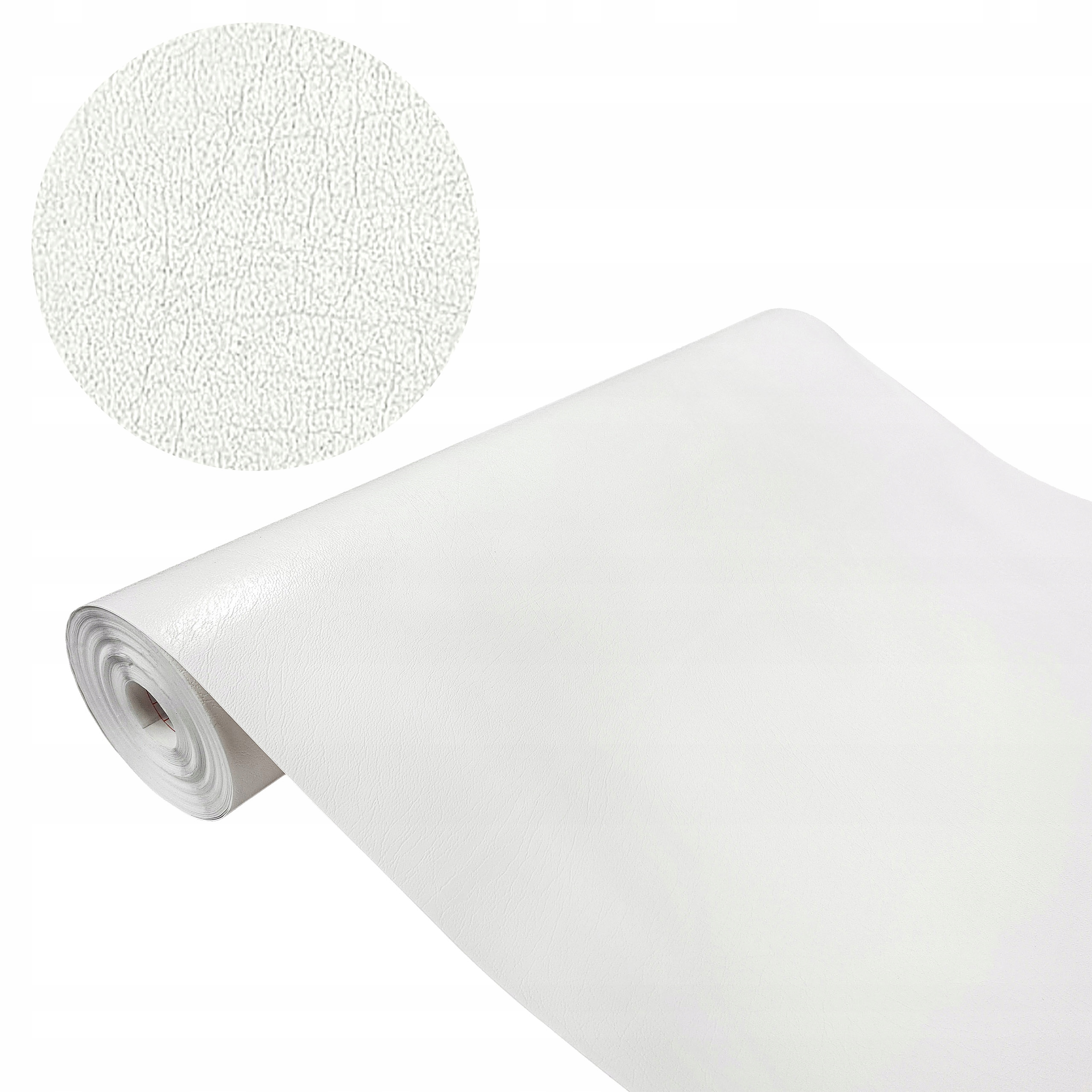 Fólie napodobující kůži Dekorativní Pvc dýha Bílá kůže Rolka 45 cm x 15 m