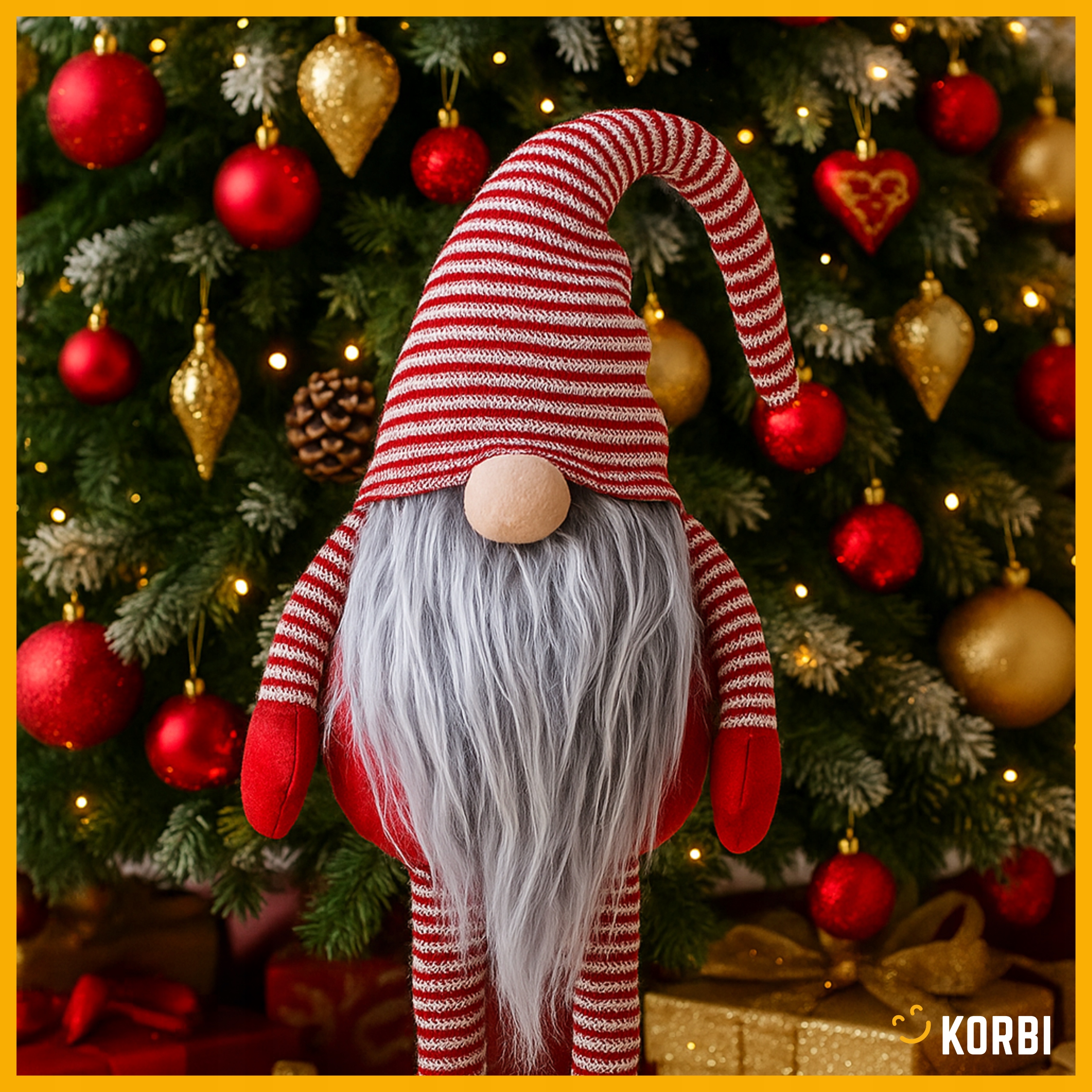 SKRZAT ŚWIĄTECZNY KRASNAL GNOM REGULOWANY TELESKOPOWE NÓŻKI DUŻY 52CM WZ3 Rodzaj figurka