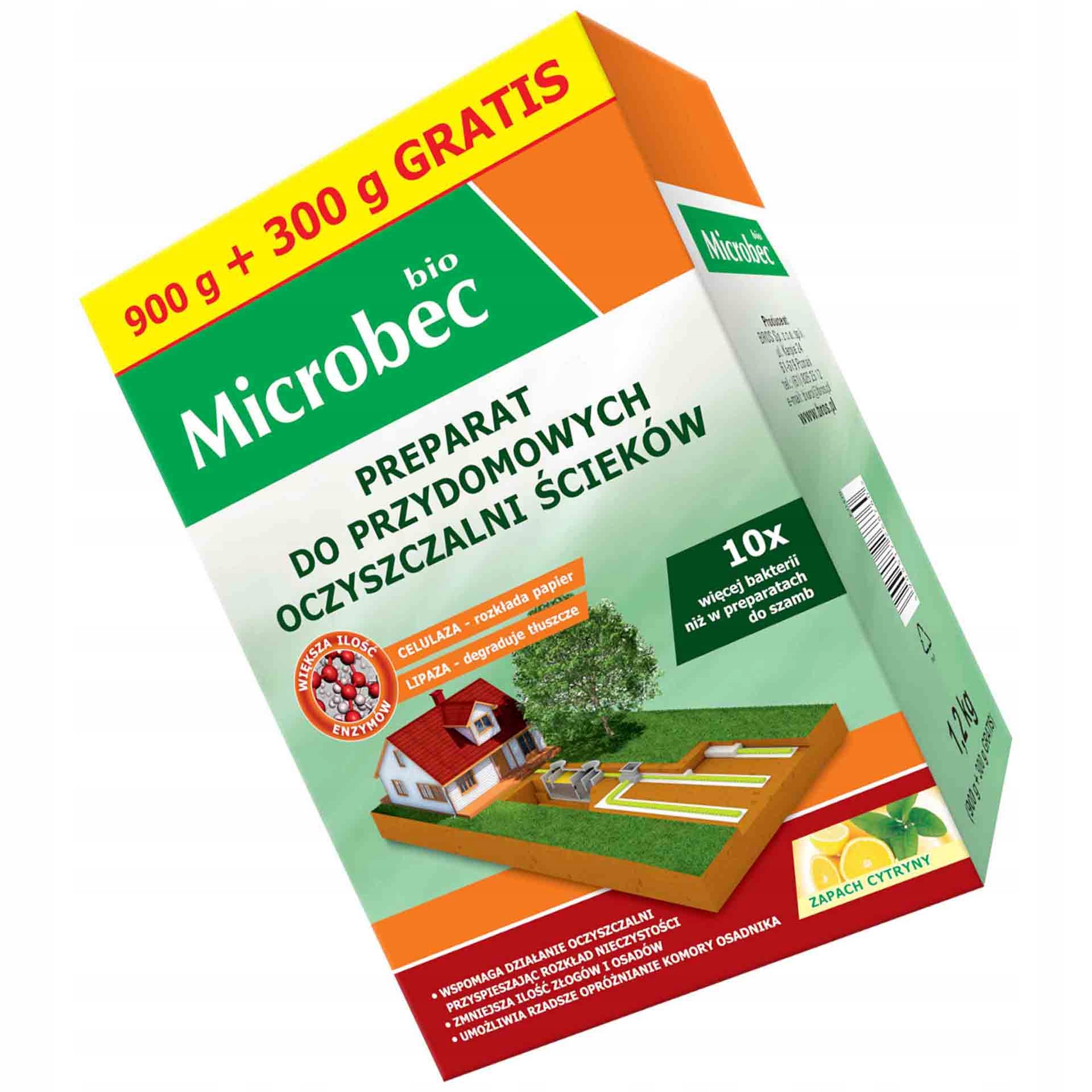 

Bros Microbec Bio 900 g+300 g GRATIS-aktywator d