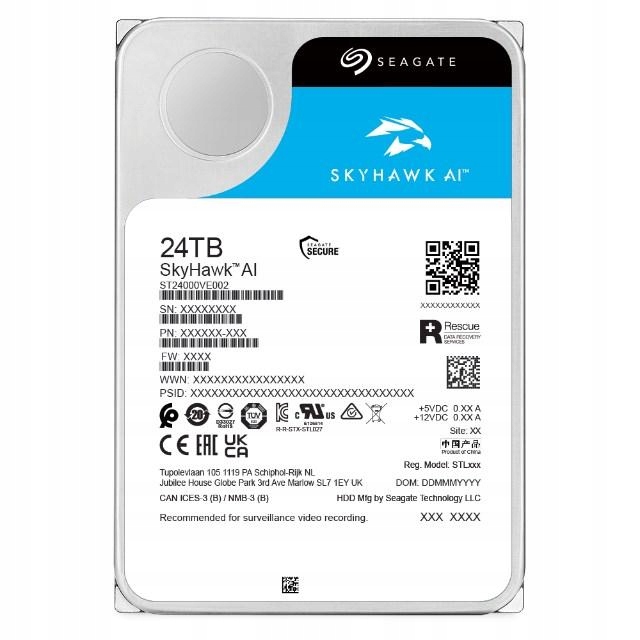 SEAGATE SkyHawk AI (3.5", 24TB, SATA III, 7200 obr./min) — 6