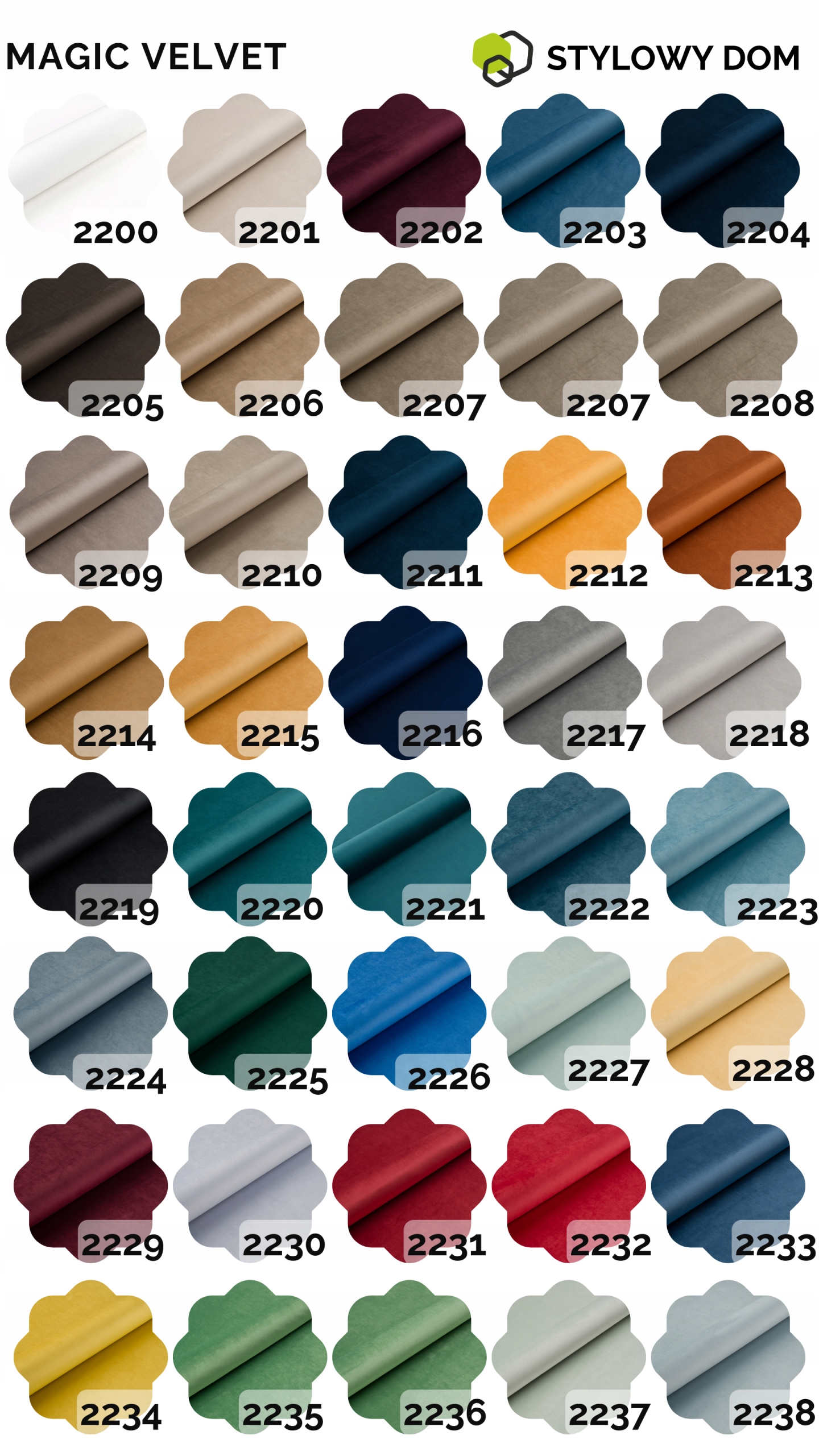 PANELE TAPICEROWANE ŚCIENNE 40x80 PROSTOKĄT + GRATIS Cechy dodatkowe gładki