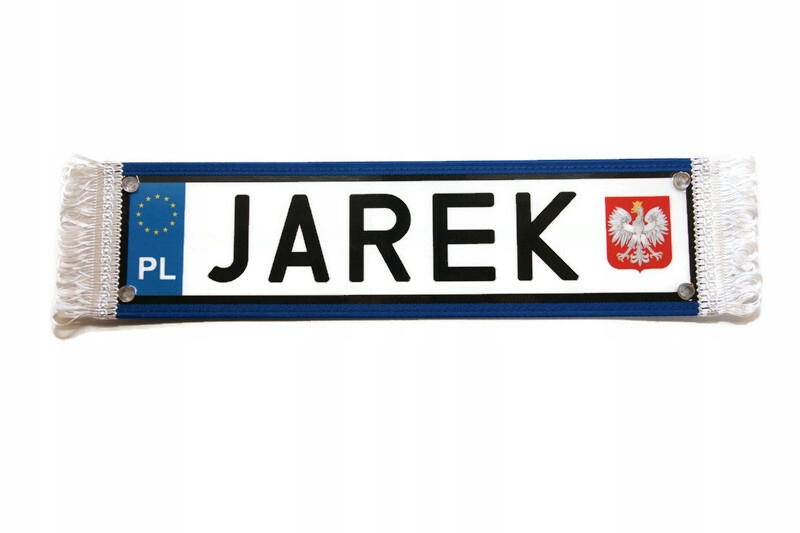 Proporczyk tablica imienna Jarek Tir Bus