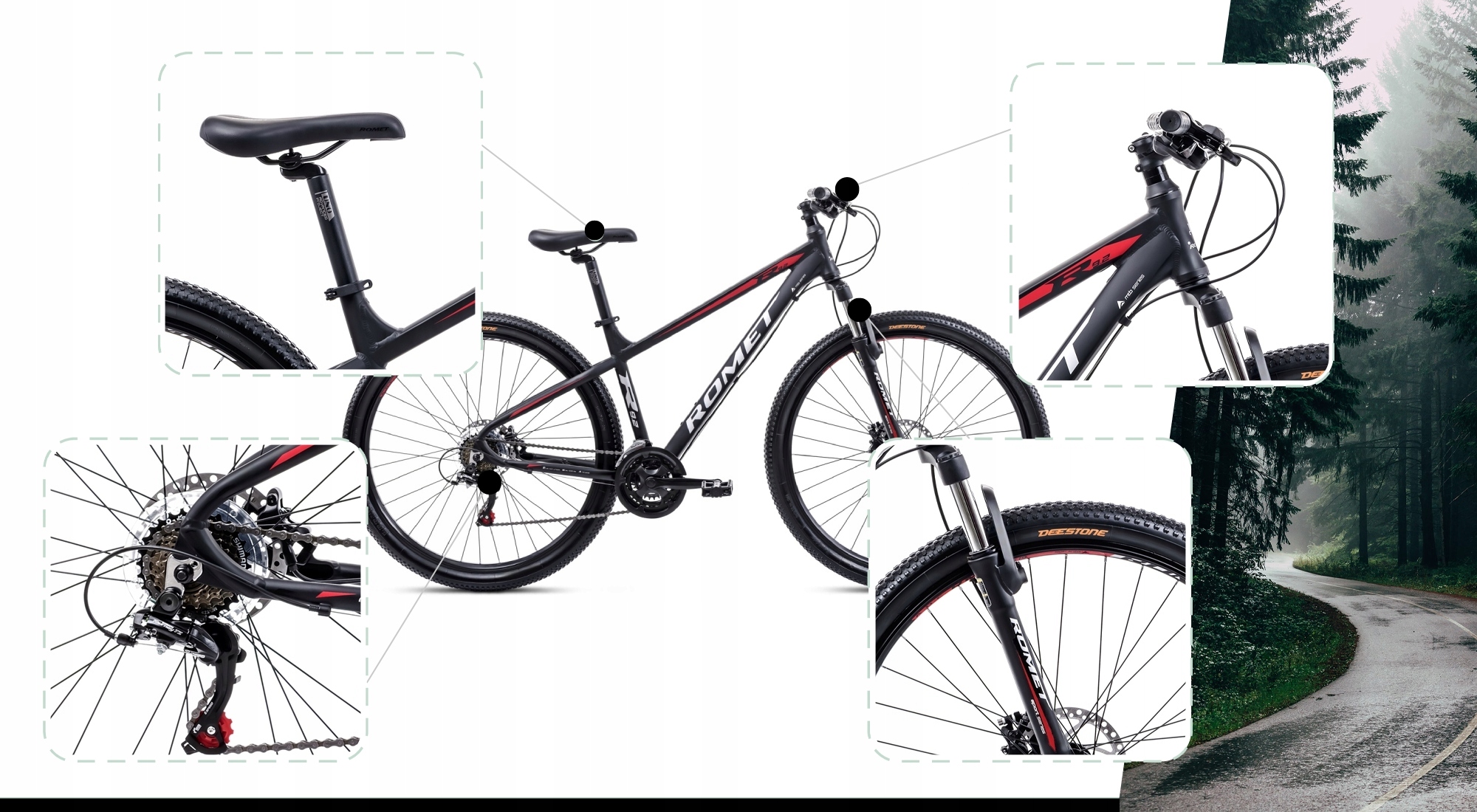 ROWER MTB GÓRSKI 29 ROMET RAMBLER R9.2 SHIMANO OŚWIETLENIE I STOPKA GRATIS Stan opakowania oryginalne