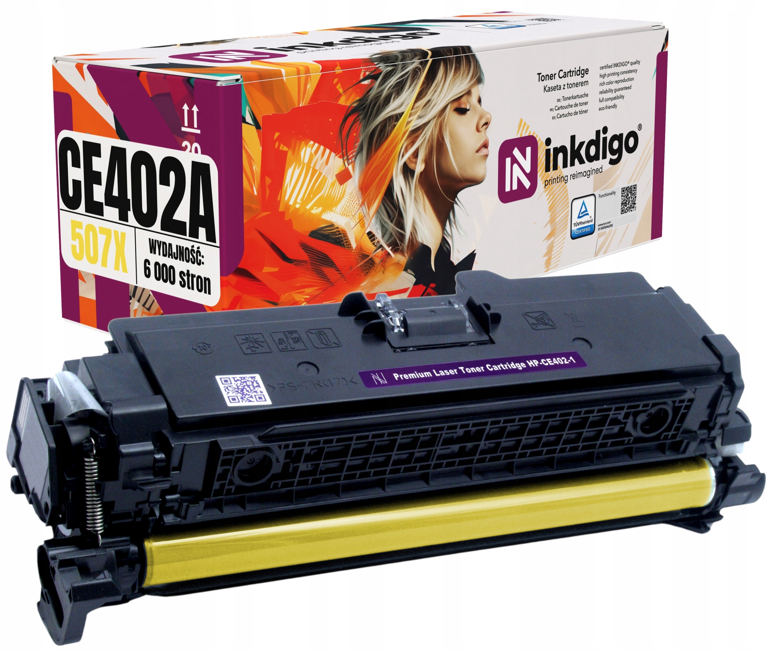 Toner pro Hp 507X CE402A Laserjet M551 M570 M575