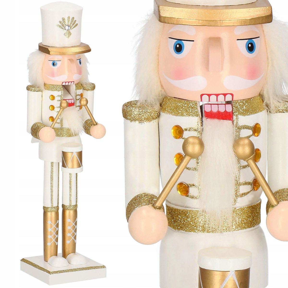 

Dziadek Do Orzechów Figurka Świąteczna 38cm Ozdoba