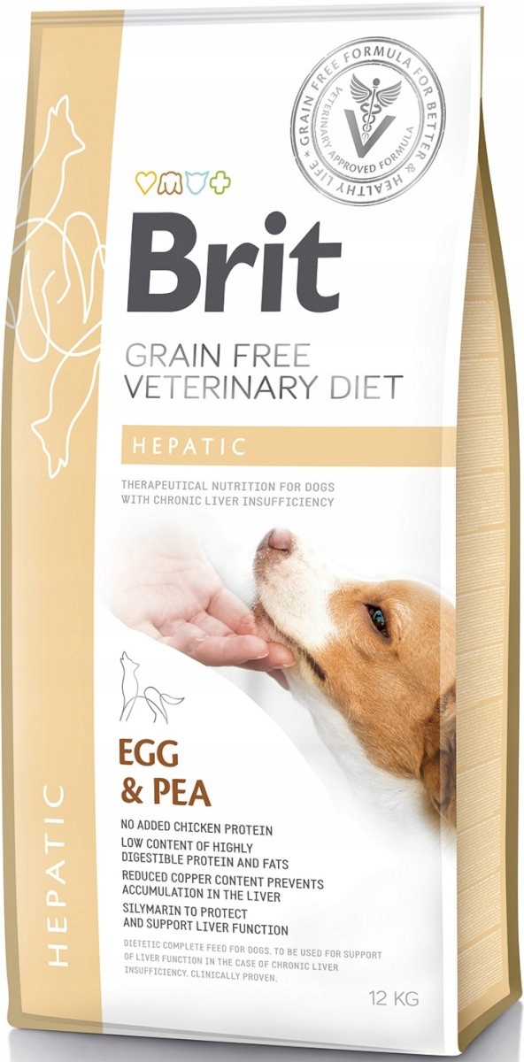 Levně Brit veterinary Brit Grain Free Veterinary Diet Dog Hepatic Vajíčko z hrášku