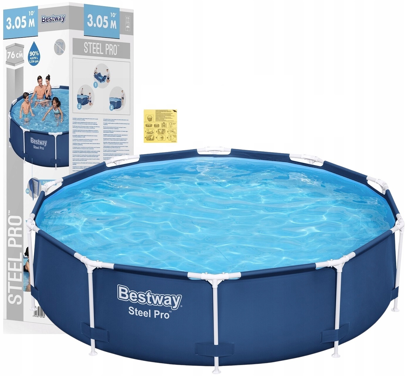 

Basen Ogrodowy Stelażowy 305x76cm Bestway 56677