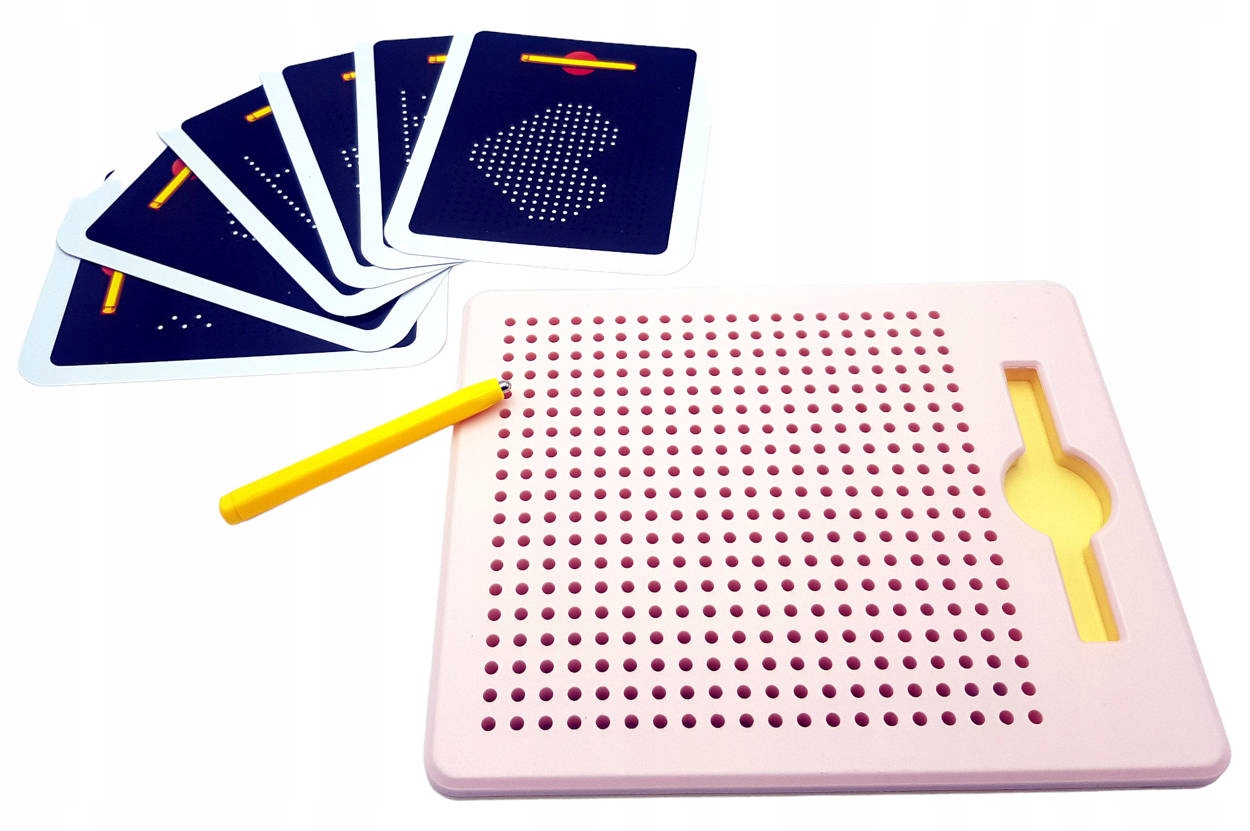 MAG PAD DUŻA TABLICA MAGNETYCZNA KULKI + Szablony Marka TIMA