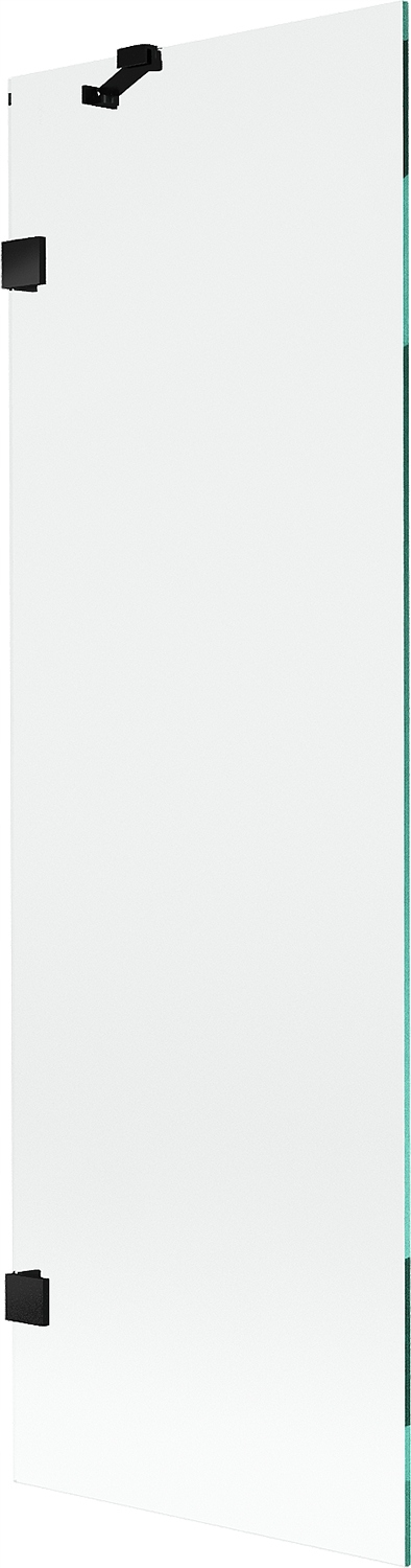 Mexen Lunar vanová zástěna 1-křídlová 60 x 150 cm, transparentní, černá 8