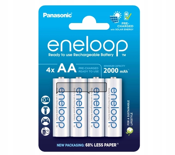 Акумулятори Panasonic Eneloop R6/AA Ni-MH 2000mAh 4 шт. японські