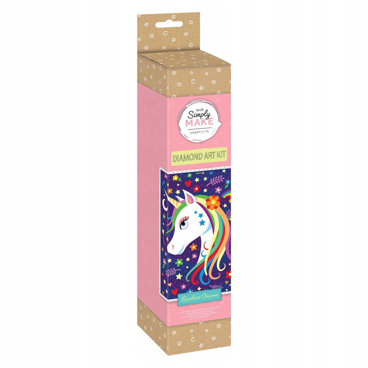 Dp Craft Diamantová Výšivka Rainbow Unicorn