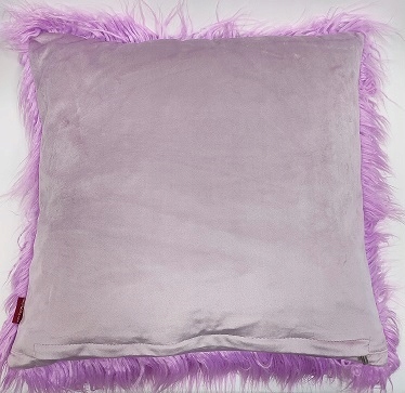 POSZEWKA 45x45 POLIESTER FIOLETOWA NA PODUSZKĘ Marka inna