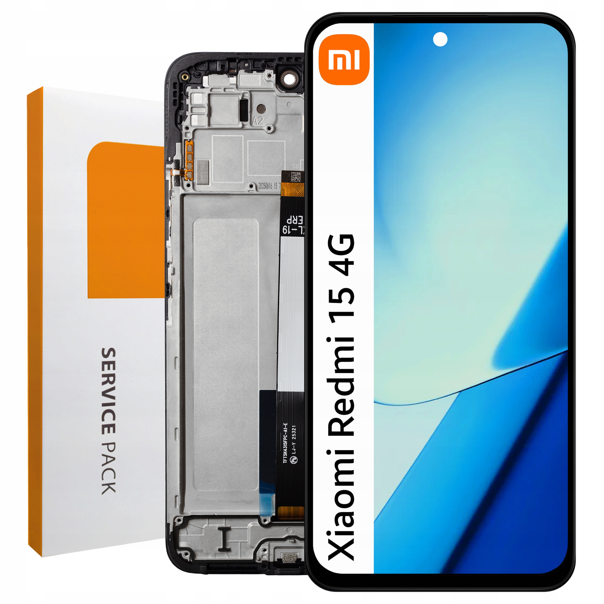 Displej pro Xiaomi Redmi 15 4G Sp LCD Rámeček Matrix Originál Zila