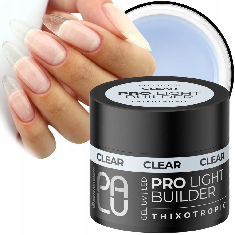Palu Pro Light Builder Żel Budujący Przezroczysty Clear Tpo Free 45 g