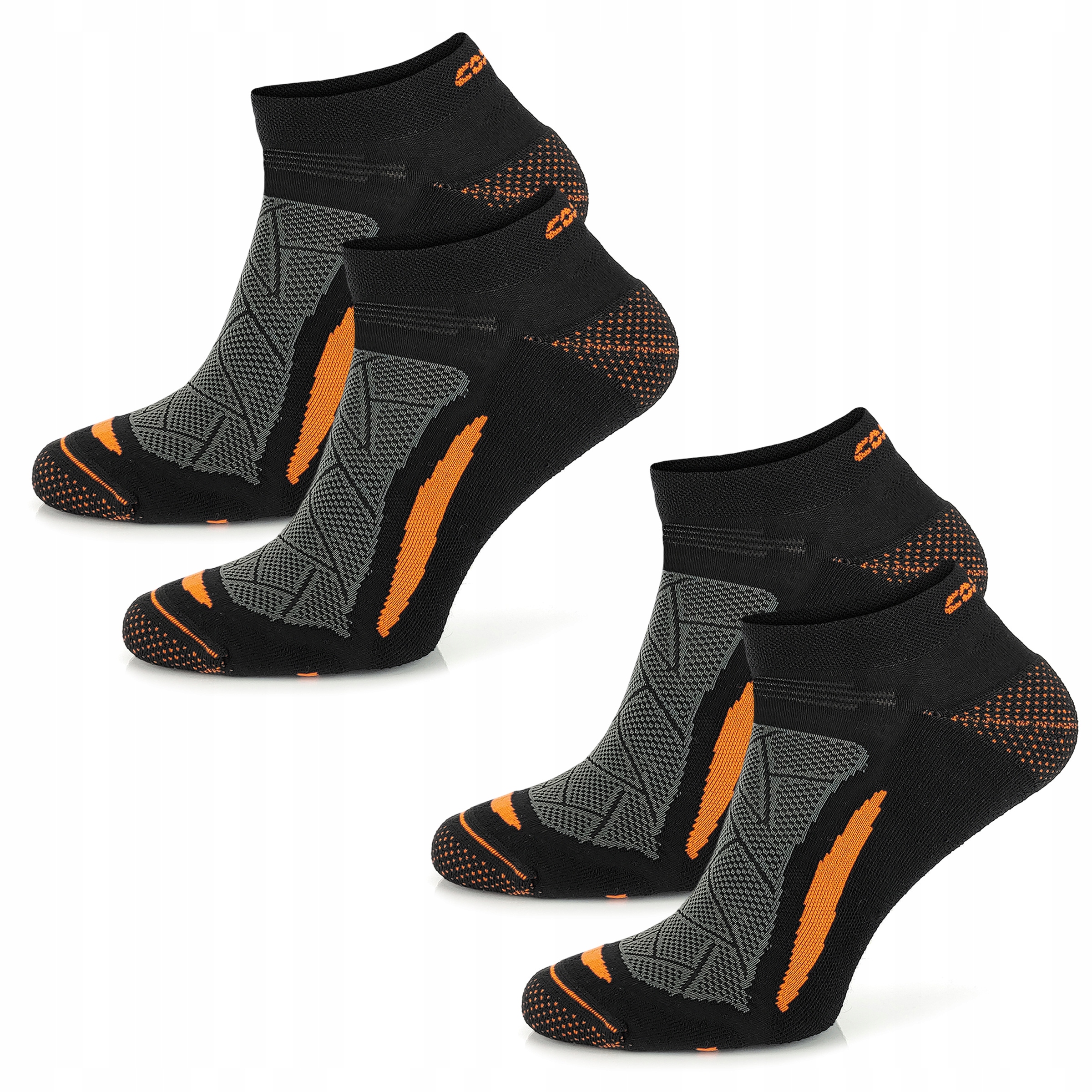 Zestaw trekkingowych krótkich skarpetek oddychających 70% wełny merino 2PAK