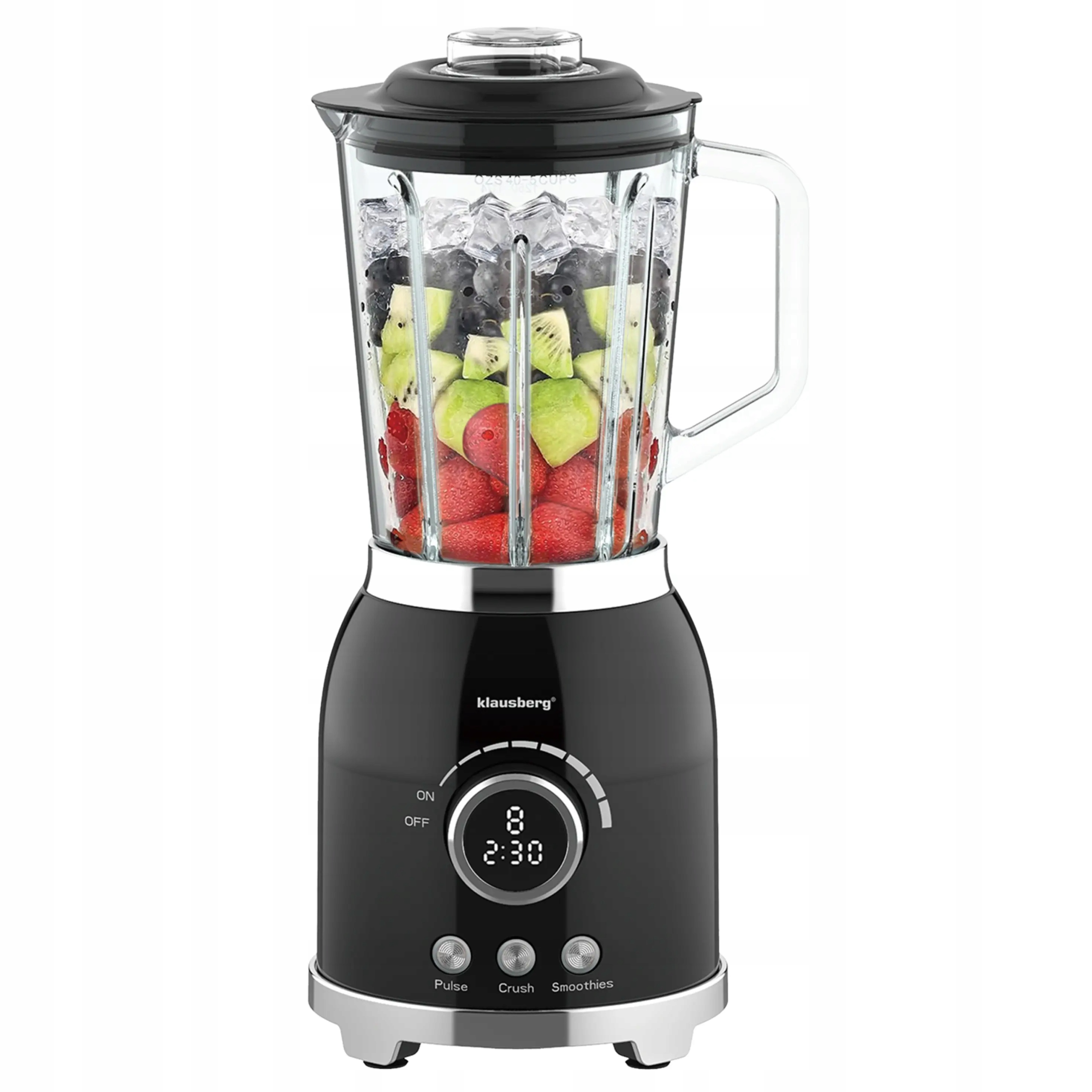 Blender kielichowy, wyświetlacz LED,Smoothie Mikser Kruszy Lód,1,5L