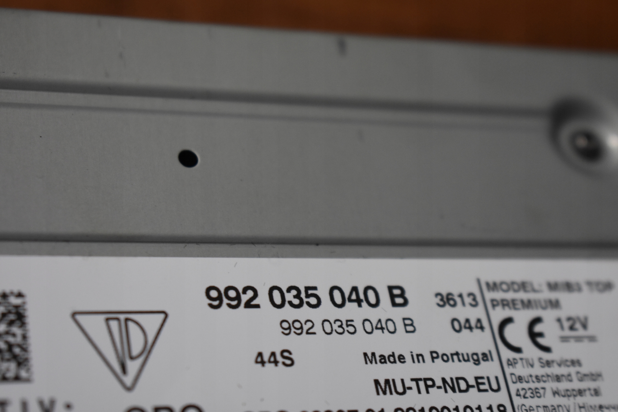 IDEALNY Module Lecteur Navigation PORSCHE 992 1 9