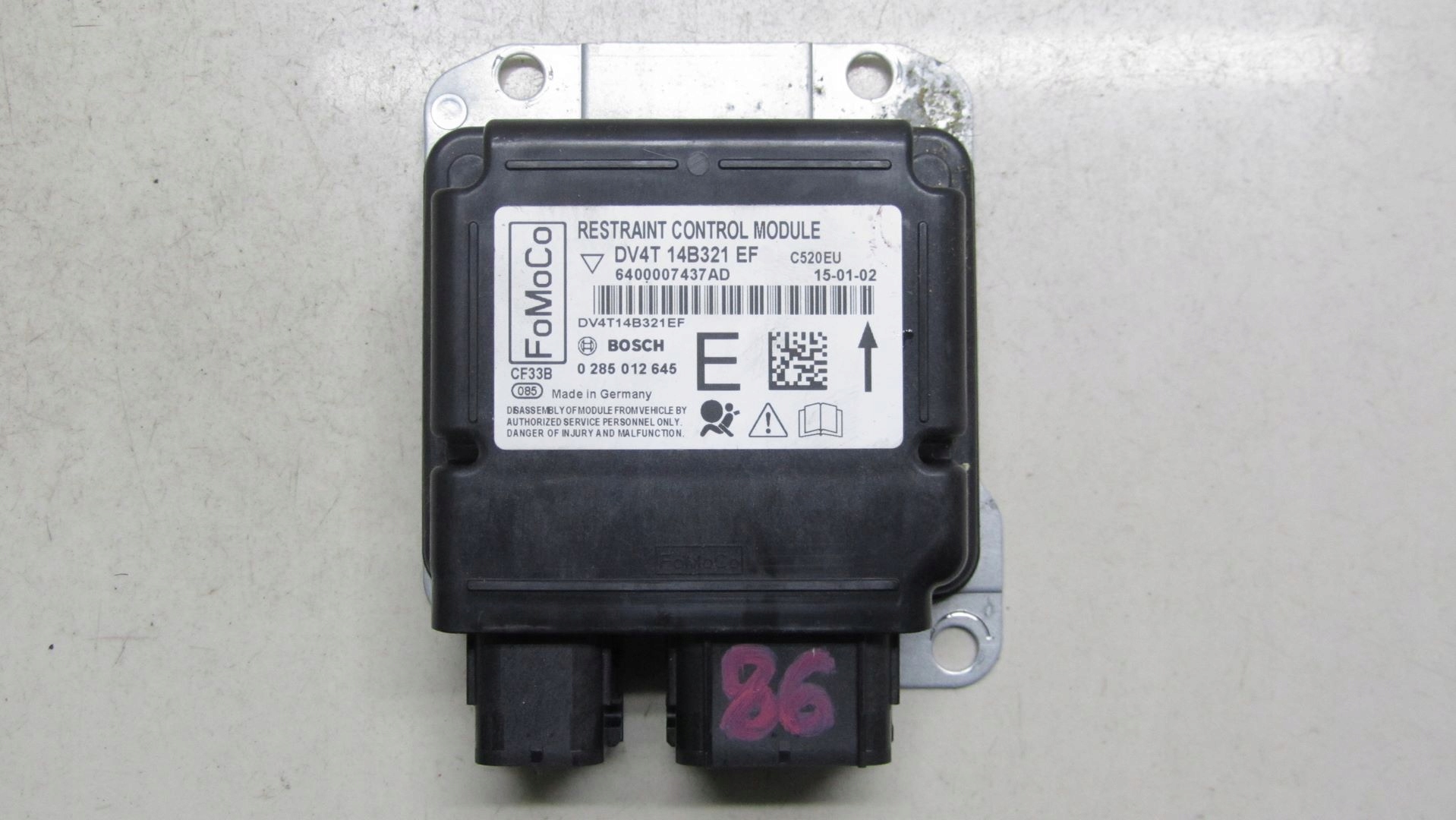 FORD KUGA MK2 SENSOR AIRBAG DV4T-14B321-EF 13-17