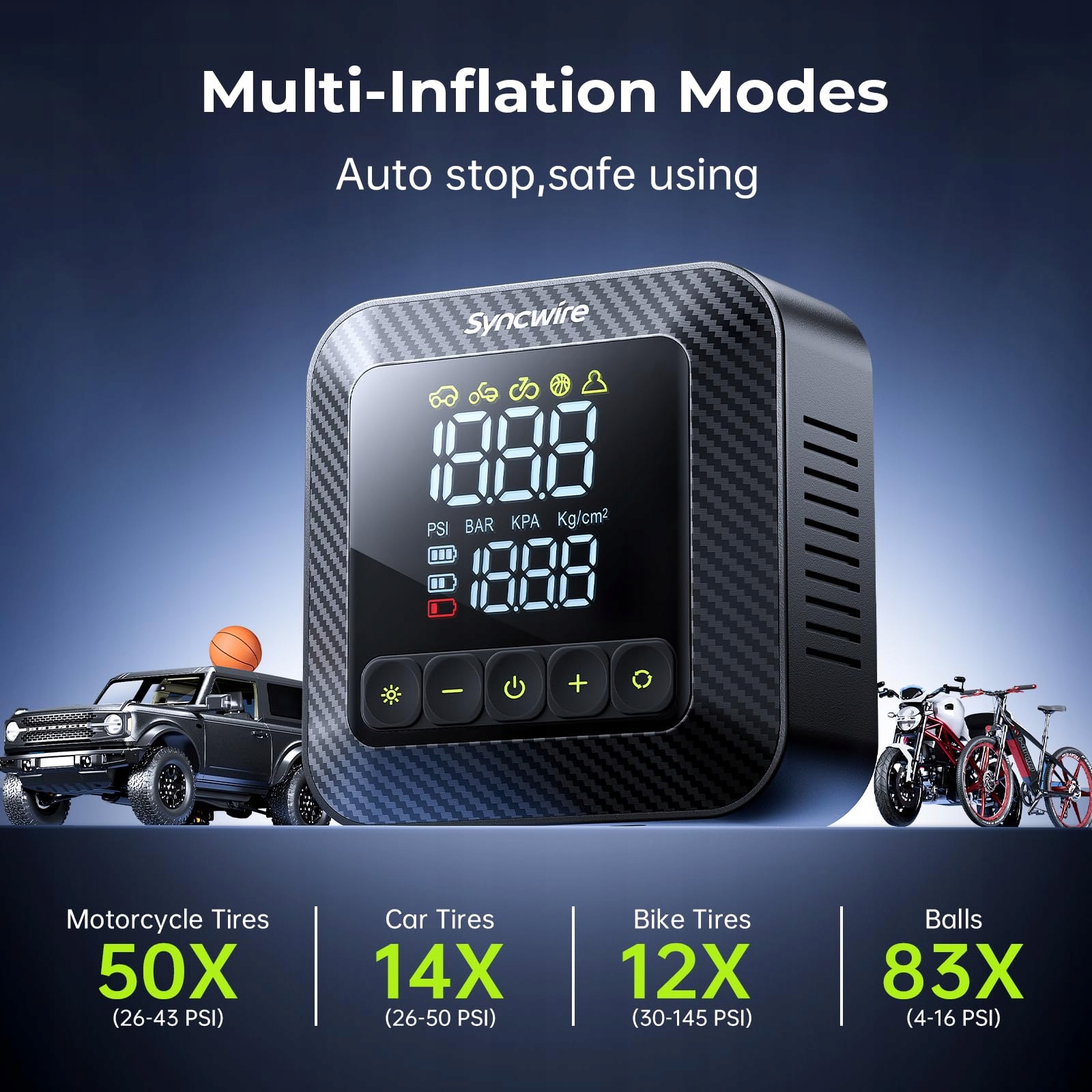 Syncwire Przenośna sprężarka powietrza do Kod producenta SW2005