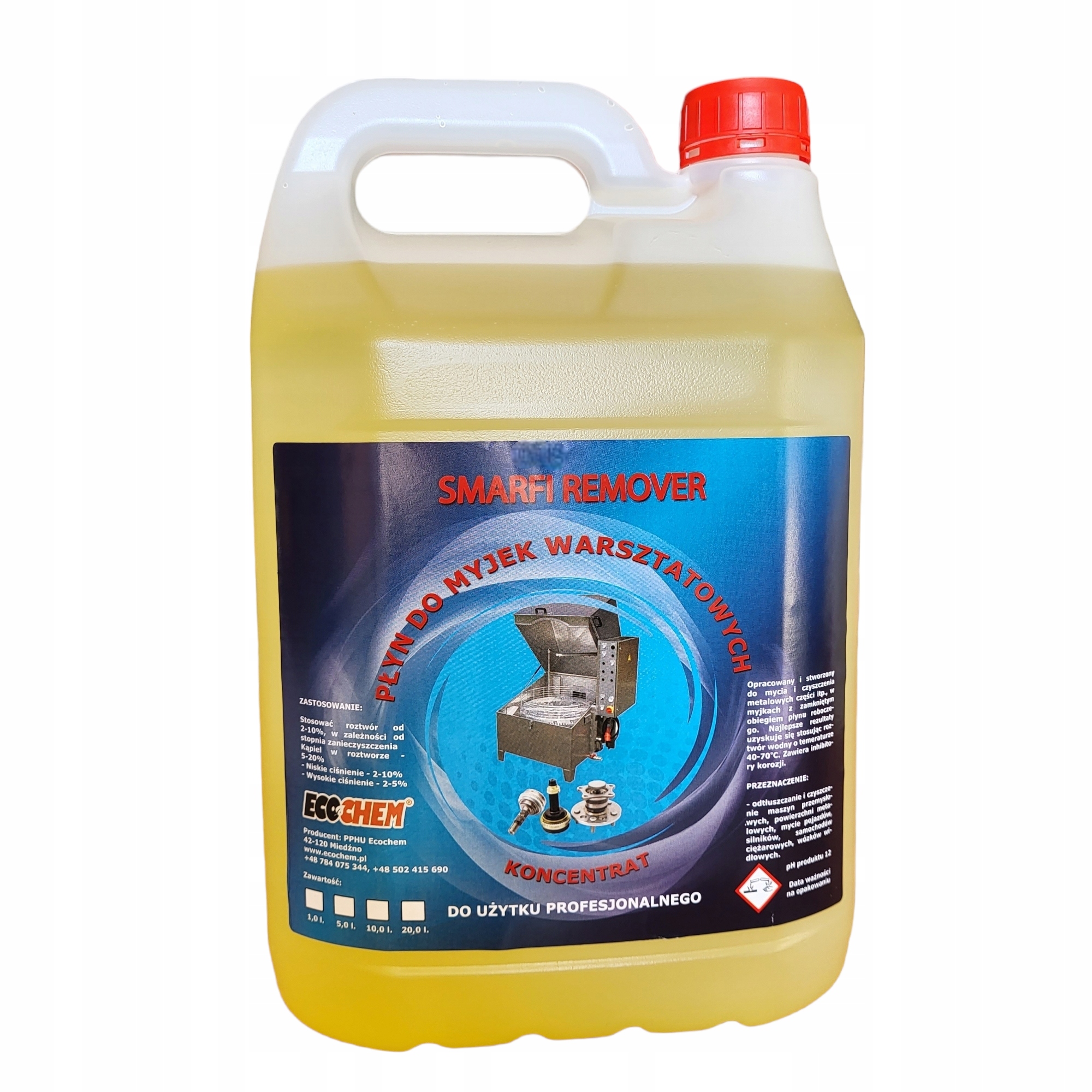Płyn do automatycznych myjek warsztatowych SMARFI REMOVER