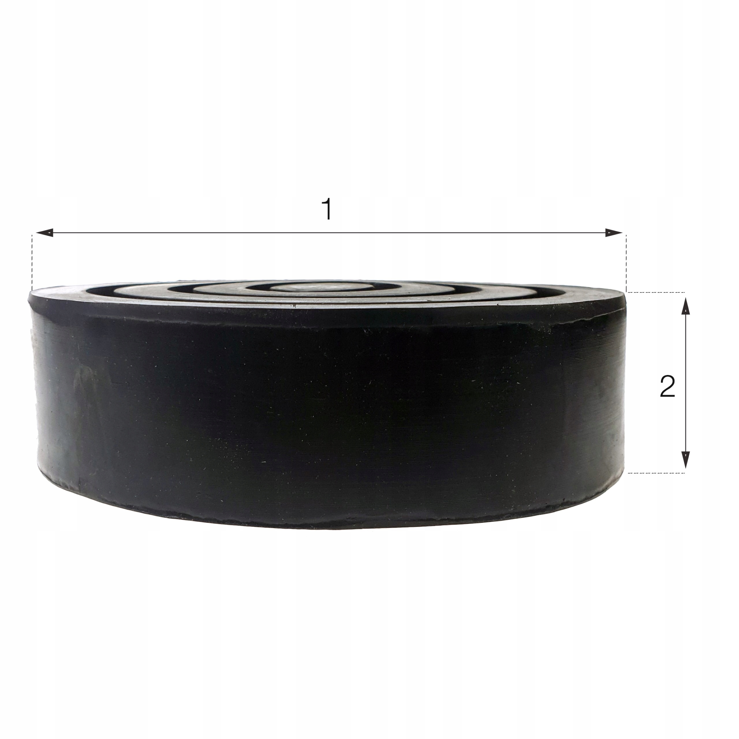 GUMA PODKŁAD GUMOWY DO PODNOŚNIKA LEWARKA TYPU ŻABA 110X30MM - STIX EAN (GTIN) 5907471963702