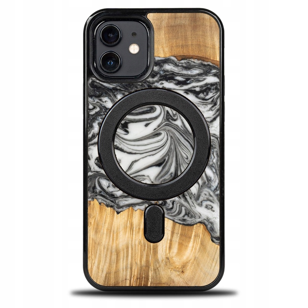 Pouzdro Bewood Unique pro iPhone 12/12 Pro – 4 živly – Země s MagSafe