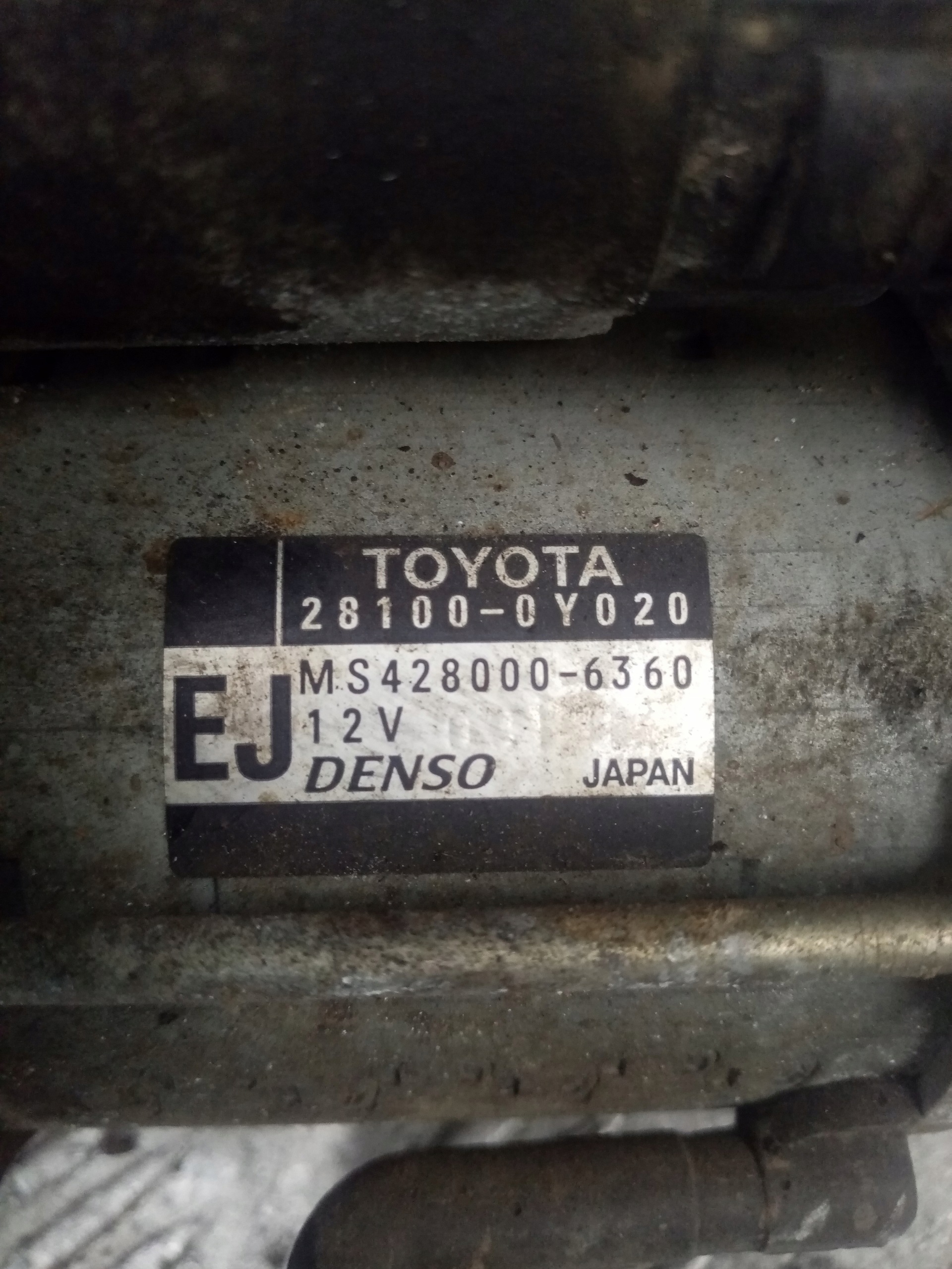 starter TOYOTA YARIS 2 28100-0Y020 1.3 B
