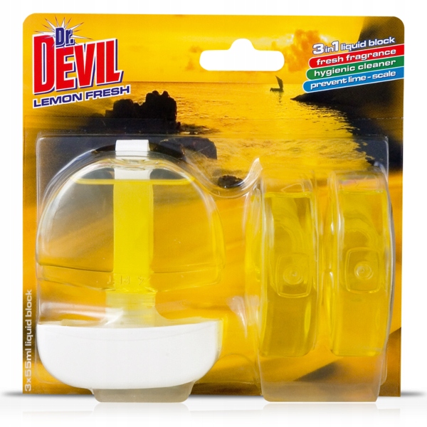 

Dr.devil Zawieszka Do Wc Lemon Fresh Koszyk 3X55ML