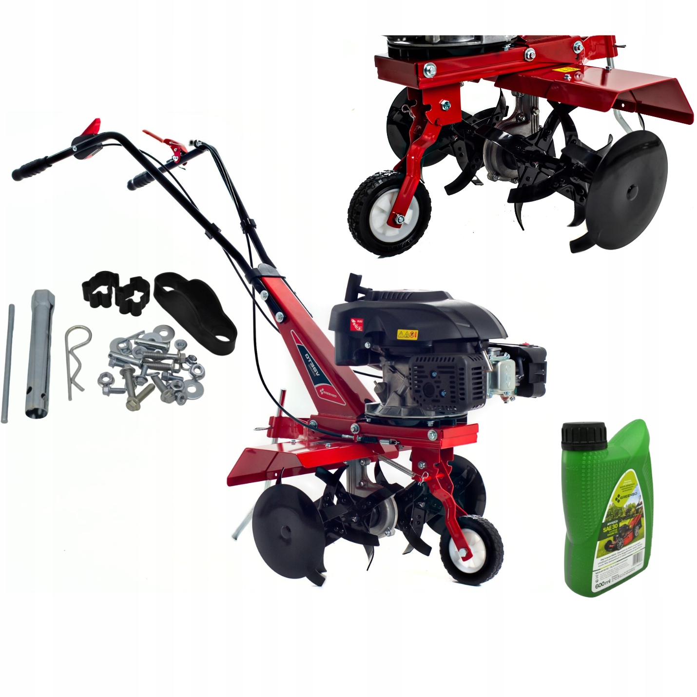 Glebogryzarka spalinowa silnik Ducar 161cc 4KM 56cm Greenso DT36V – DO160-3